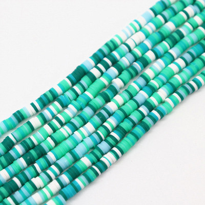 Polimēru māla krelles, 4-6 mm