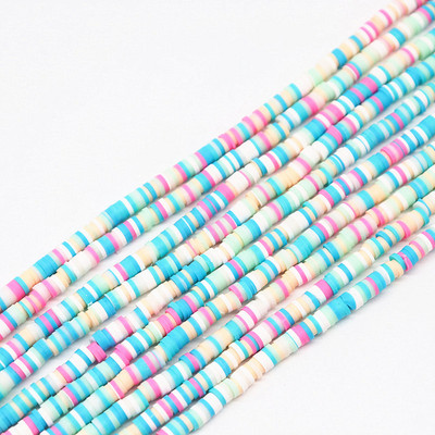 Polimēru māla krelles, 4-6 mm