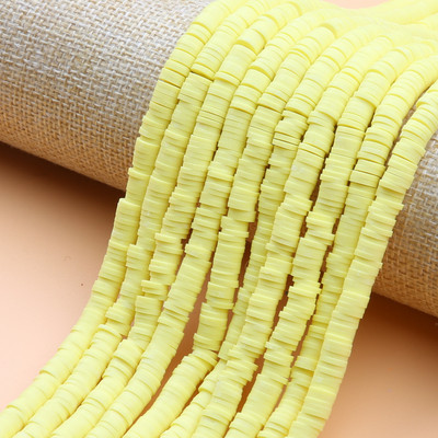 Polimēru māla krelles, 4-6 mm