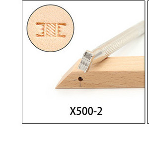 1 tk DIY käsitsi valmistatud nahast templid Tööriist Punch Carving Printing Muster LeatherCraft