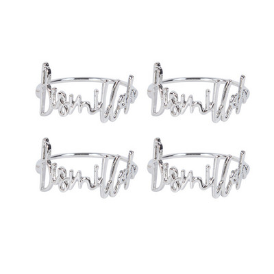 2/4/6gab sakausējuma metāla salvešu gredzeni kāzu galda dekorēšanai salvešu turētājs Ramadāna kāzu dvieļu gredzeni vakariņu galda dekorēšanai