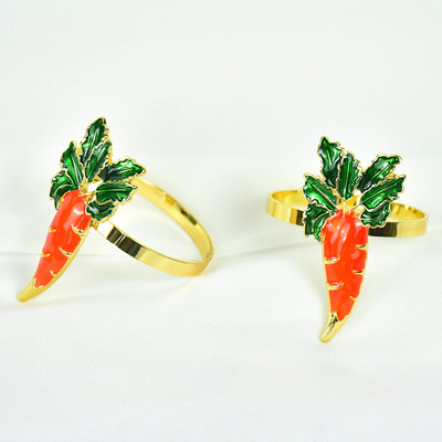 1/2gab Lieldienu burkānu salvešu gredzenu turētājs Sākums Galda salvešu gredzenu noformējums Priecīgu Lieldienu festivāls Ballīte Viesnīcas Restorāna piederumi