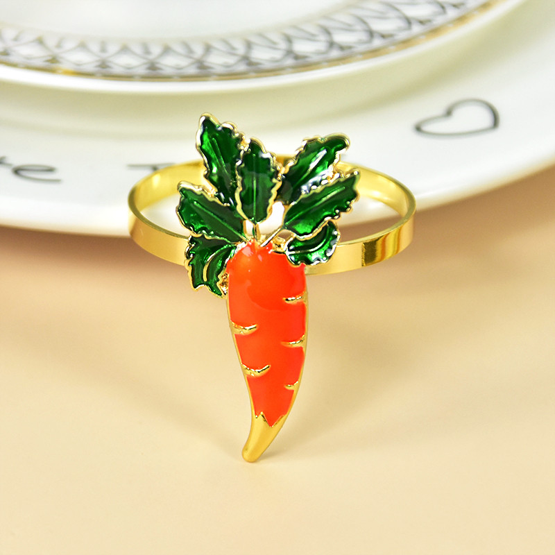 1/2gab Lieldienu burkānu salvešu gredzenu turētājs Sākums Galda salvešu gredzenu noformējums Priecīgu Lieldienu festivāls Ballīte Viesnīcas Restorāna piederumi