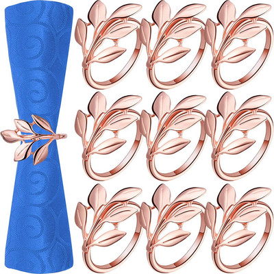 6 tk Sügislehed Salvrätikuhoidja Hotelli Salvräti Sõrmus Pulma Salvräti Pandla Jõulupidu Kuldne Salvrätik Ring Õhtusöögilaua Dekoratsioon