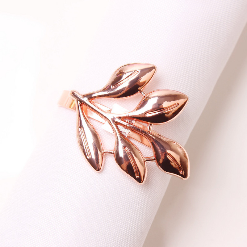 6 tk Sügislehed Salvrätikuhoidja Hotelli Salvräti Sõrmus Pulma Salvräti Pandla Jõulupidu Kuldne Salvrätik Ring Õhtusöögilaua Dekoratsioon