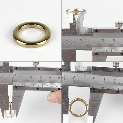 Tvirtas žalvario liejamas O formos žiedas, besiūlis apvali sagtis, skirta juostelei. Oda rankinio krepšio dirželis, diržas augintinio apykaklė Aukšta kokybė
