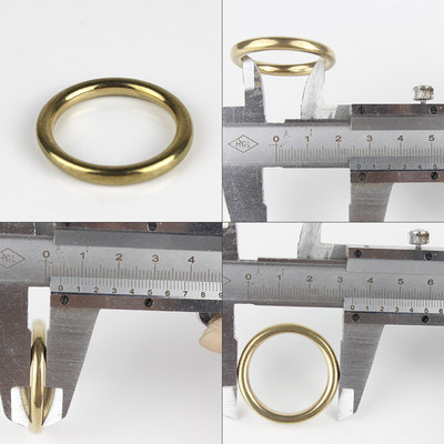 Tvirtas žalvario liejamas O formos žiedas, besiūlis apvali sagtis, skirta juostelei. Oda rankinio krepšio dirželis, diržas augintinio apykaklė Aukšta kokybė