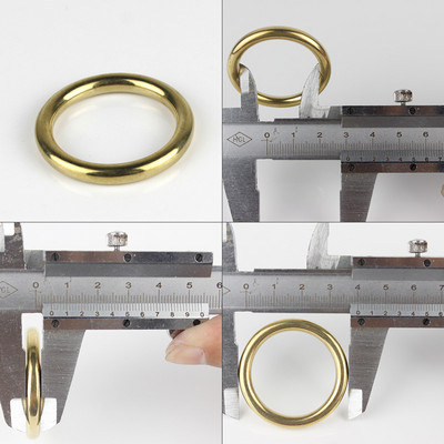 Tvirtas žalvario liejamas O formos žiedas, besiūlis apvali sagtis, skirta juostelei. Oda rankinio krepšio dirželis, diržas augintinio apykaklė Aukšta kokybė