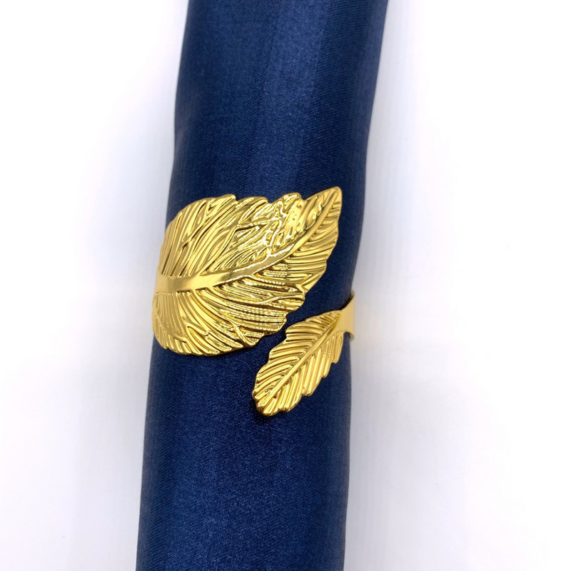 IMUWEN 12 gabalu/ LOT salvešu turētājs Luksusa galda salvešu gredzens metāla Ziemassvētku ballīšu piederumi banketu vakariņu salvetes turētājs