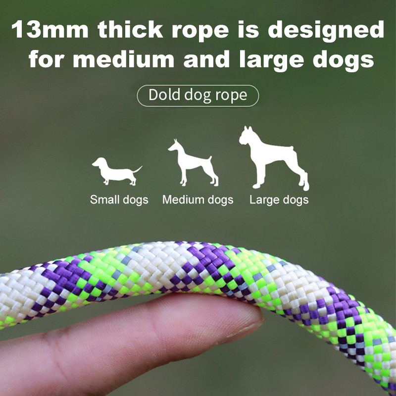 Suņu siksna Atstarojoša Spēcīga neilona siksna Apmācība Drošība Suņu pavadas Virves Labradors Franču buldogs Iejūga pavadas 120/150/180cm