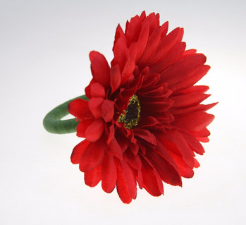 ръчно изработен копринен пръстен за салфетки цветя, салфетник много цветове