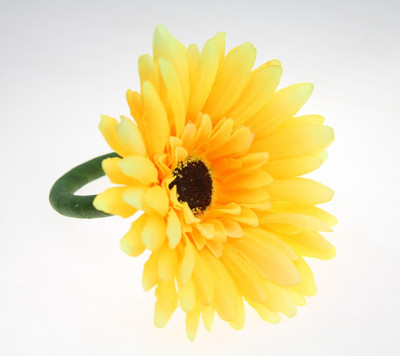 kézzel készített selyem virág szalvétagyűrű, szalvétatartó sok színben