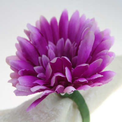 rokām darināts zīda ziedu salvetes gredzens, salvešu turētājs daudzās krāsās