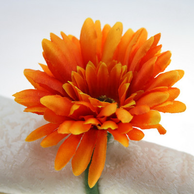 rokām darināts zīda ziedu salvetes gredzens, salvešu turētājs daudzās krāsās