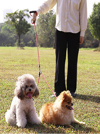 Ανακλαστικό ανθεκτικό λουρί σκύλου από νάιλον Μικρά σκυλιά για κουτάβι Βασικά λουριά Μακρύ βαρύ μεγάλο σχοινί έλξης με μόλυβδο σκύλου Εξαιρετικό για διδασκαλία