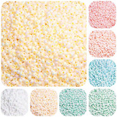 10g/20g 11prime 0 Cream Pearl Effect Stikla rīsu krelles Aksesuāri Diy Craft Rokassprādze Krāsainas Krelles