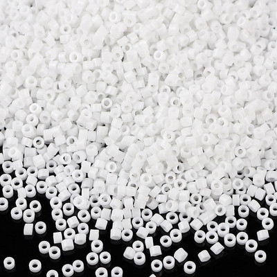 10g/20g 11prime 0 Cream Pearl Effect Stikla rīsu krelles Aksesuāri Diy Craft Rokassprādze Krāsainas Krelles