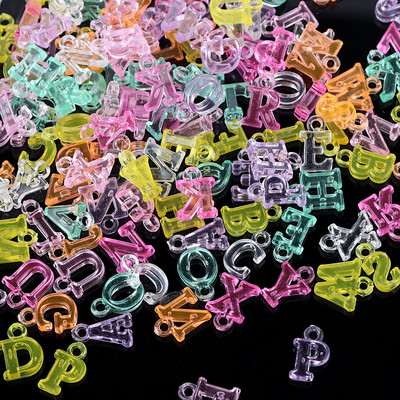 Lucia Crafts 100 tk tähtnumbriga matt läbipaistev plastist lahtised helmed meisterdamiseks ehete ripatskõrvarõngaste valmistamiseks E0323