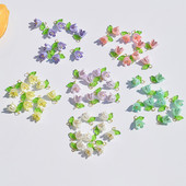 10 vnt. 6 spalvų varpelio orchidėjų pakabukas su žiedu, pasidaryk pats, siuvami drabužiai, papuošimai auskarai, kaklo pakabukas, raktų pakabukas, papuošalų kūrimo aksesuaras