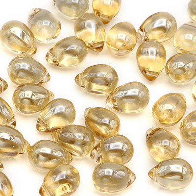 20gb ūdens piliena formas stikla krelles kristāla vaļīgas krelles DIY rotaslietu izgatavošanai aksesuāri kaklarota auskari roku darbs piederumi