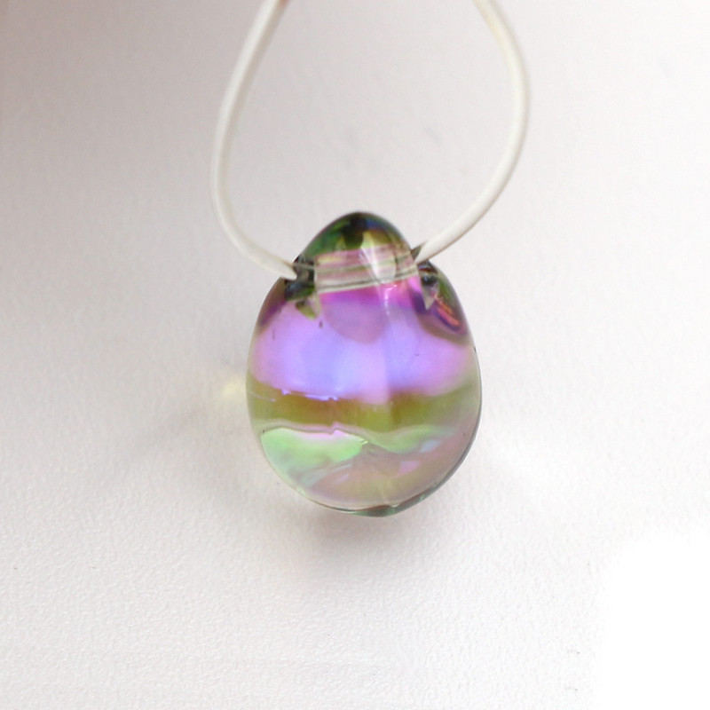 20gb ūdens piliena formas stikla krelles kristāla vaļīgas krelles DIY rotaslietu izgatavošanai aksesuāri kaklarota auskari roku darbs piederumi