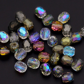 AB цветни кристални мъниста Блестящи фасетирани стъклени мъниста за изработка на бижута Направи си сам шапки Колие Гривна Аксесоари за обеци