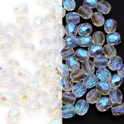 AB värvilised kristallhelmed läikivad lihvitud klaashelmed ehete valmistamiseks DIY peakatted kaelakee käevõru kõrvarõnga aksessuaarid