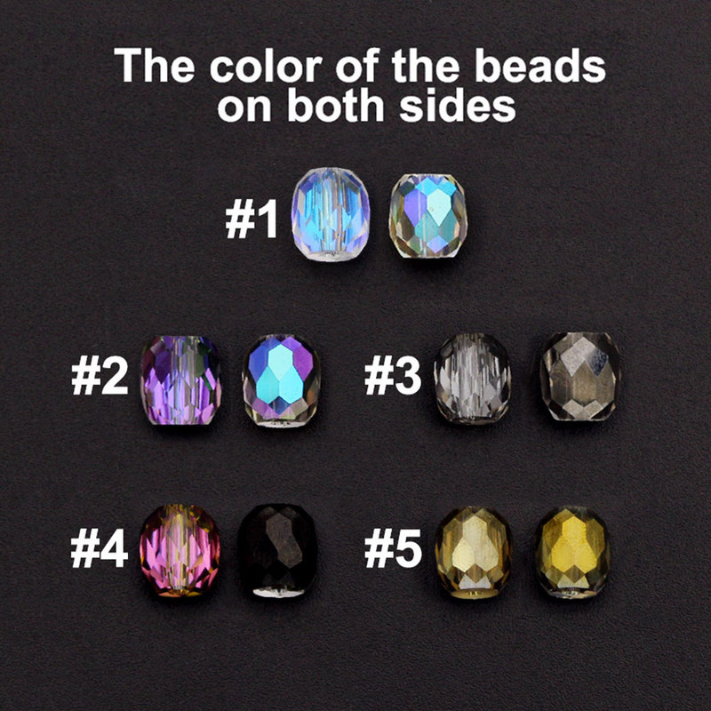 AB värvilised kristallhelmed läikivad lihvitud klaashelmed ehete valmistamiseks DIY peakatted kaelakee käevõru kõrvarõnga aksessuaarid