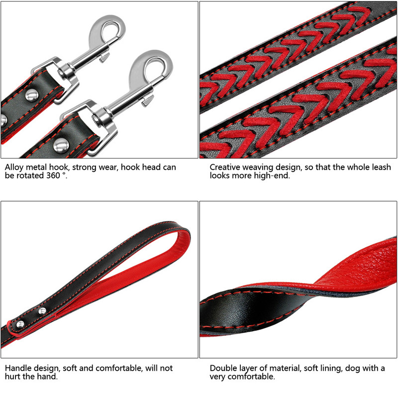 Izturīgas ādas suņu pavadas kucēnu kaķu pastaigu pavadas siksnas maziem vidēji lieliem suņiem čivavas rozā zila sarkana hundeleine