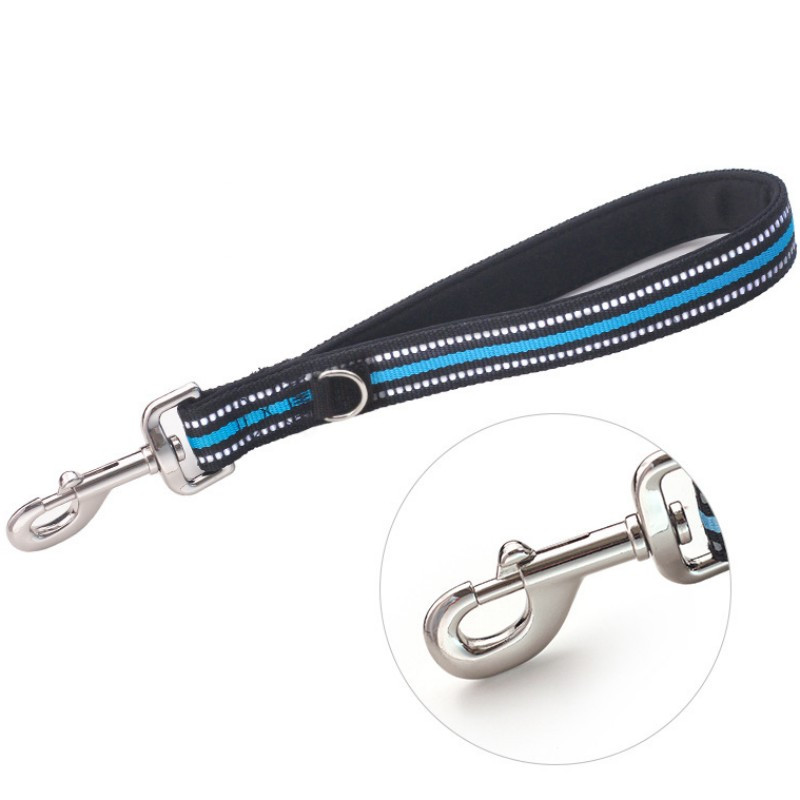 Suņu siksna Īsa suņu pavada Viena soļa pavadas lieliem suņiem pastaigu neilona suņiem pavadas atstarojošas virves Drošības jostas mājdzīvnieku ķēdes virve