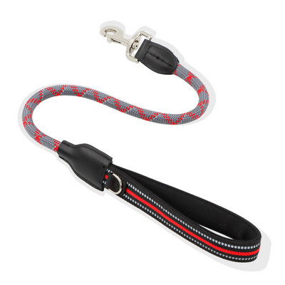 Mājdzīvnieku īsa pavada atstarojoša suņu pastaigu neilona izsekošanas vads vidēji lieliem suņiem apmācības kontrole Izturīgas pavadas mājdzīvnieku piederumi