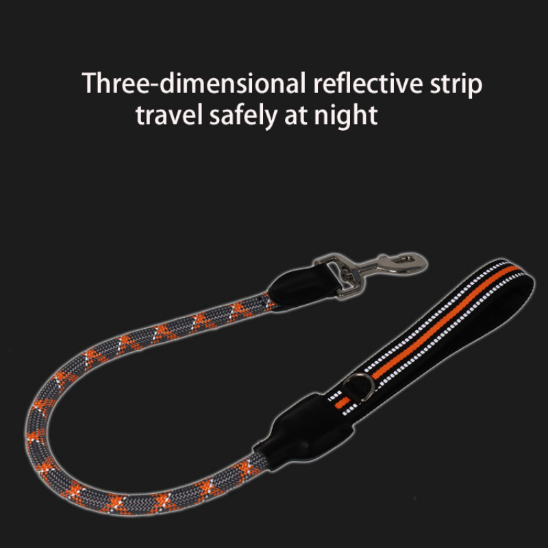 Mājdzīvnieku īsa pavada atstarojoša suņu pastaigu neilona izsekošanas vads vidēji lieliem suņiem apmācības kontrole Izturīgas pavadas mājdzīvnieku piederumi