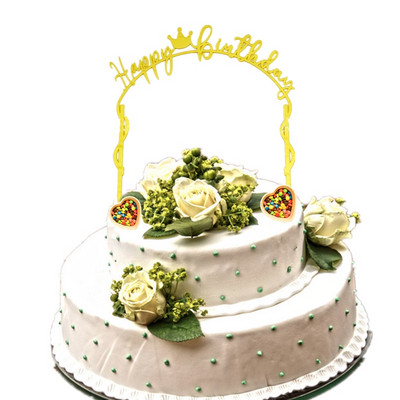 1 komplekta kūkas apmales daudz laimes dzimšanas dienā kūku pildītāji, kāzu ballīšu kūku pildītāji Valentīndienas dzimšanas dienas kūkas dekorēšanai, bērnu duša