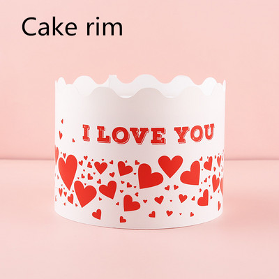 1 komplekta kūkas apmales daudz laimes dzimšanas dienā kūku pildītāji, kāzu ballīšu kūku pildītāji Valentīndienas dzimšanas dienas kūkas dekorēšanai, bērnu duša