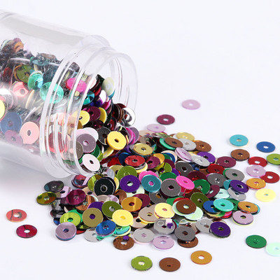 4MM 5MM 6MM sequin Bērnu rokasgrāmata DIY materiāls 3D izšuvumi krelles Krāsa Dekorācija Bērnudārza rokasgrāmata Materiāls DIY