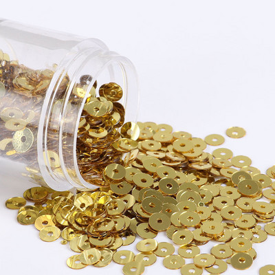 4MM 5MM 6MM sequin Bērnu rokasgrāmata DIY materiāls 3D izšuvumi krelles Krāsa Dekorācija Bērnudārza rokasgrāmata Materiāls DIY