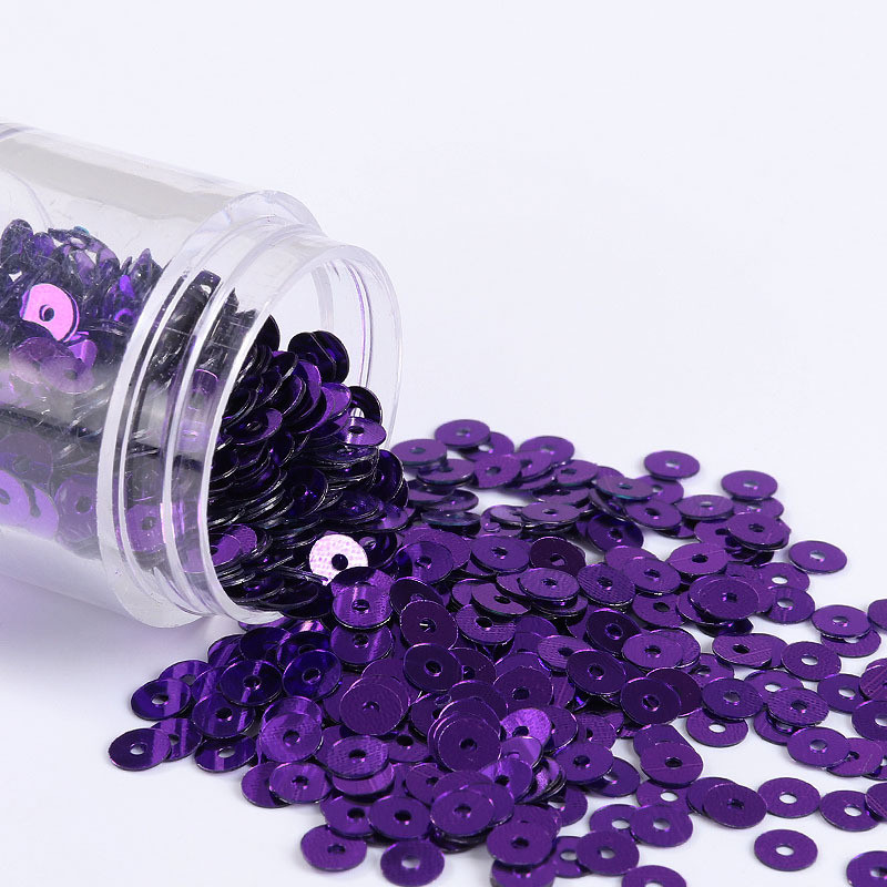 4MM 5MM 6MM sequin Bērnu rokasgrāmata DIY materiāls 3D izšuvumi krelles Krāsa Dekorācija Bērnudārza rokasgrāmata Materiāls DIY