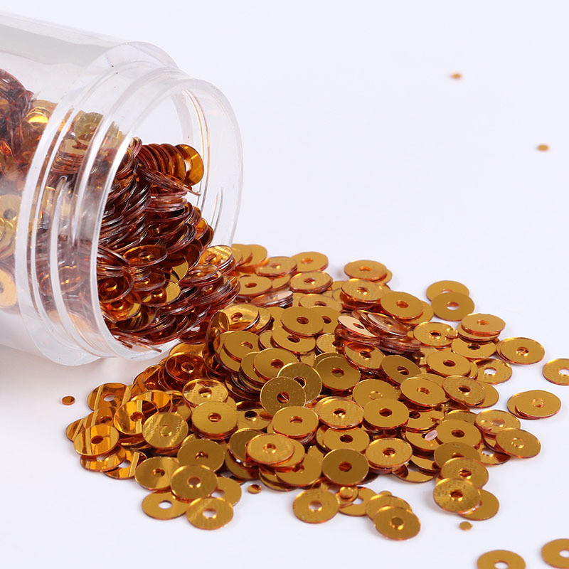 4MM 5MM 6MM sequin Bērnu rokasgrāmata DIY materiāls 3D izšuvumi krelles Krāsa Dekorācija Bērnudārza rokasgrāmata Materiāls DIY