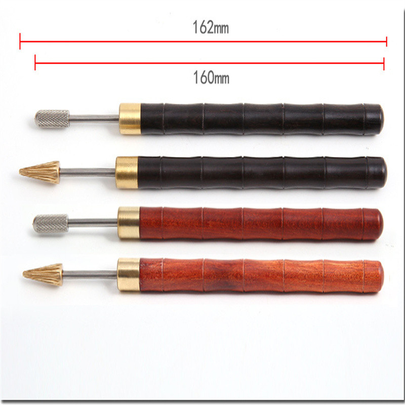 DIY Leather Edge Oil Pen Top Pro Edge Dye Pen aplikators Speedy Edge Paint Roller Leather Tools Amatniecība