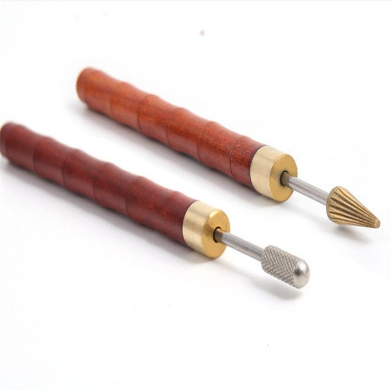 DIY Leather Edge Oil Pen Top Pro Edge Dye Pen aplikators Speedy Edge Paint Roller Leather Tools Amatniecība