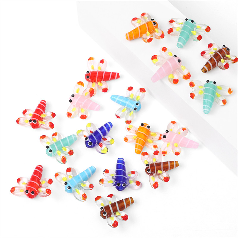 24x30mm 1gb roku darbs Lampwork Stikla spāres Pērlītes Burvīgs Kulons ar rokām darinātam DIY Apģērbam Apģērbu Izejmateriāli Šūšanas Piederums