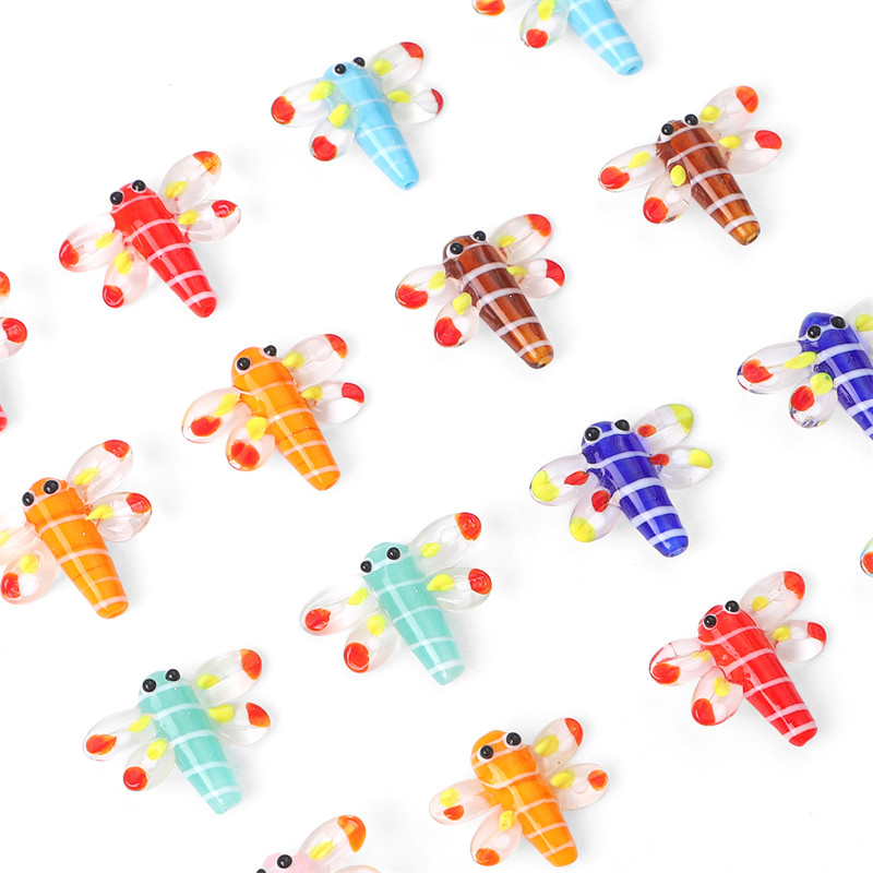 24x30mm 1gb roku darbs Lampwork Stikla spāres Pērlītes Burvīgs Kulons ar rokām darinātam DIY Apģērbam Apģērbu Izejmateriāli Šūšanas Piederums