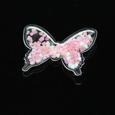 1 gab. Caurspīdīgs tauriņu kūkas virsma, spīdīgs DIY pildījums Dzimšanas dienas ballītes kūkas virsma Truša kroņa kāzu tortes karogu dekorēšana