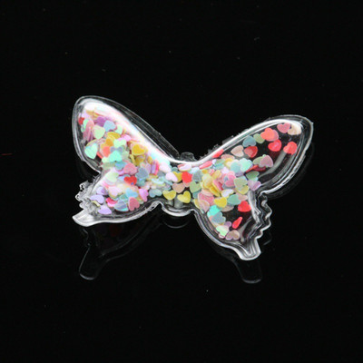 1 gab. Caurspīdīgs tauriņu kūkas virsma, spīdīgs DIY pildījums Dzimšanas dienas ballītes kūkas virsma Truša kroņa kāzu tortes karogu dekorēšana