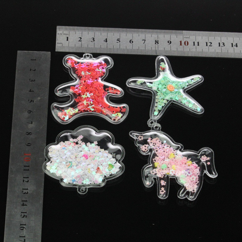 1 gab. Caurspīdīgs tauriņu kūkas virsma, spīdīgs DIY pildījums Dzimšanas dienas ballītes kūkas virsma Truša kroņa kāzu tortes karogu dekorēšana