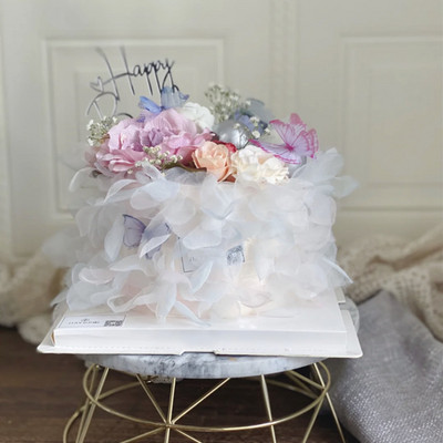 PE flori de trandafir Tort Topper nunta Cupcake Topper Nunta si logodna Decoratiuni Mariage petrecere aniversare Cake Topper Decor