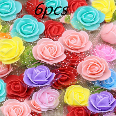 PE rožu zieds Cake Topper kāzu Cupcake Topper Kāzu un saderināšanās dekorācijas Marige Dzimšanas dienas ballīte Kūkas virskārtas dekorēšana