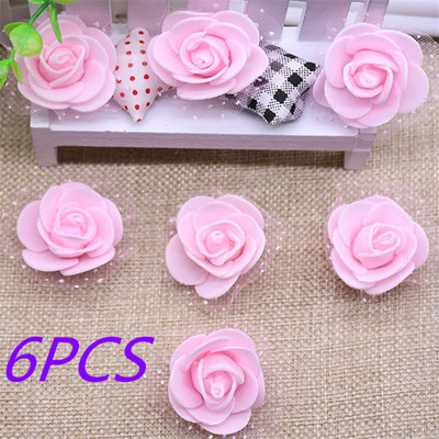 PE rožu zieds Cake Topper kāzu Cupcake Topper Kāzu un saderināšanās dekorācijas Marige Dzimšanas dienas ballīte Kūkas virskārtas dekorēšana