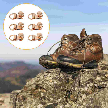 30 комплекта Копчета за ръчна чанта Туристически обувки Куки Ботуши за катерене Катарама за връзки Куки за ботуши Монтиране на дантела Каишки за чанта Конектор
