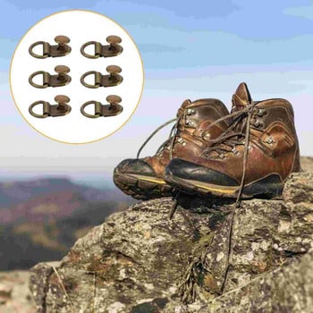 30 σετ Κουμπιά τσάντας για παπούτσια πεζοπορίας Γάντζοι για αναρρίχηση Κορδόνι παπουτσιών Πόρπη για μπότες Γάντζοι για μπότες Δαντέλα Εφαρμογή ιμάντων για τσάντα